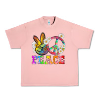 Salmon lgbtq peace and sembols Urban Heavy Tee - HRA Design Shop