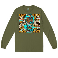 Army Green faith Long Sleeve Tee - JahusDesignShop