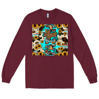 Burgundy faith Long Sleeve Tee - JahusDesignShop