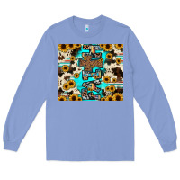 Colony Blue faith Long Sleeve Tee - JahusDesignShop