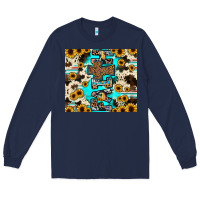 Navy faith Long Sleeve Tee - JahusDesignShop