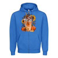 True Royal pumpkin spice ice latte Zipper Hoodie - Jasminsmagicworld