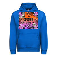 Cobalt Spooky Vibes Urban Hoodie - texasbilliewilder