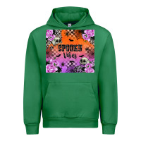 Emerald Spooky Vibes Urban Hoodie - texasbilliewilder