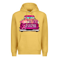 Antique Gold truck in october we wear pink Premium Hoodie - AdoDesignShop