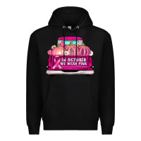 Black truck in october we wear pink Premium Hoodie - AdoDesignShop