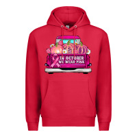 Cardinal truck in october we wear pink Premium Hoodie - AdoDesignShop