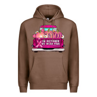 Chestnut truck in october we wear pink Premium Hoodie - AdoDesignShop
