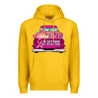 Lemon truck in october we wear pink Premium Hoodie - AdoDesignShop