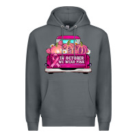 Rock truck in october we wear pink Premium Hoodie - AdoDesignShop