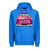True Royal truck in october we wear pink Premium Hoodie - AdoDesignShop