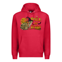 Cardinal Trick Or Treat With Frog Premium Hoodie - LillyAllenDesigns