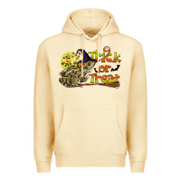 Pina Colada Trick Or Treat With Frog Premium Hoodie - LillyAllenDesigns