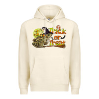 Tofu Trick Or Treat With Frog Premium Hoodie - LillyAllenDesigns