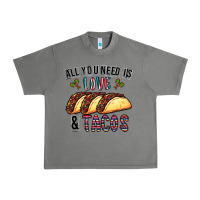 Tornado All You Need Is Love And Tacos Urban Heavy Tee - CowhideDigitalArt