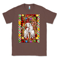 Chestnut Christmas goat family Classic Tee - Artiststas