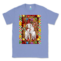 Colony Blue Christmas goat family Classic Tee - Artiststas