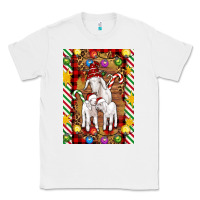 White Christmas goat family Classic Tee - Artiststas