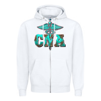 White western nurse certified nurse assistant medilcal symbol Zipper Hoodie - BarkalooDesign