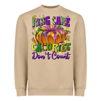 Mushroom king cake calories don't count Heavyweight Sweatshirt - FaDigitalArtStudio