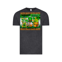 Vintage Black St. Patrick's Day gnomies tumbler St. Patricks Day Vintage Tee - Neo Western