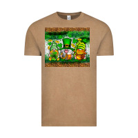 Vintage Coffee St. Patrick's Day gnomies tumbler St. Patricks Day Vintage Tee - Neo Western