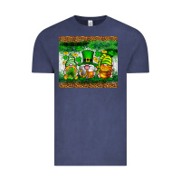 Vintage Denim St. Patrick's Day gnomies tumbler St. Patricks Day Vintage Tee - Neo Western