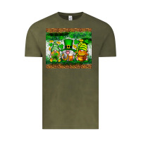 Vintage Olive St. Patrick's Day gnomies tumbler St. Patricks Day Vintage Tee - Neo Western