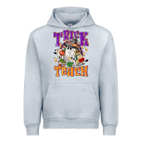 Heather Grey trick or teach halloween Urban Hoodie - NancyCooperArtShop