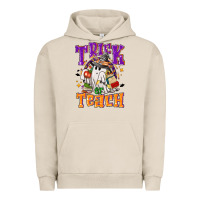 Pigment French Oak trick or teach halloween Urban Hoodie - NancyCooperArtShop