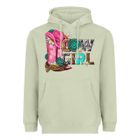 Matcha western cowgirl Heavyweight Hoodie - NancyCooperArtShop