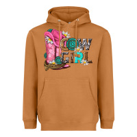 Meerkat western cowgirl Heavyweight Hoodie - NancyCooperArtShop