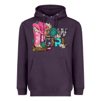 Plum western cowgirl Heavyweight Hoodie - NancyCooperArtShop