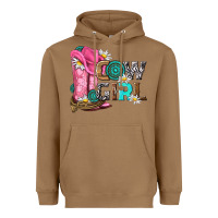 Toasted Coconut western cowgirl Heavyweight Hoodie - NancyCooperArtShop