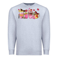 Heather Grey boss lady coffee cups Premium Sweatshirt - NancyCooperArtShop
