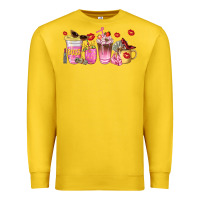 Lemon boss lady coffee cups Premium Sweatshirt - NancyCooperArtShop