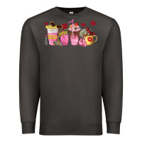 Smoke boss lady coffee cups Premium Sweatshirt - NancyCooperArtShop