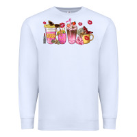 White boss lady coffee cups Premium Sweatshirt - NancyCooperArtShop