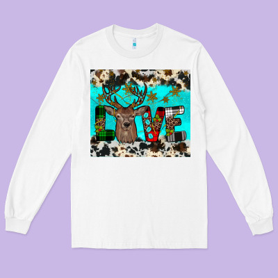 Christmas Love Long Sleeve Tee Designed By Jahusdesignshop