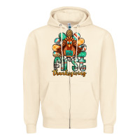 Sandshell my first thanksgiving turkey Zipper Hoodie - Jasminsmagicworld