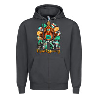 Smoke my first thanksgiving turkey Zipper Hoodie - Jasminsmagicworld