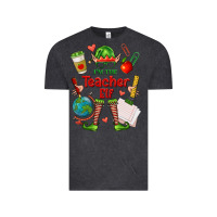 Vintage Black im the teacher elf Vintage Tee - FaDigitalArtStudio