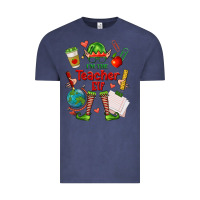 Vintage Denim im the teacher elf Vintage Tee - FaDigitalArtStudio