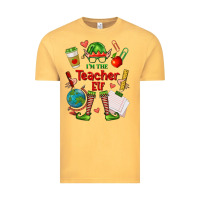 Vintage Mustard im the teacher elf Vintage Tee - FaDigitalArtStudio