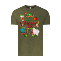 Vintage Olive im the teacher elf Vintage Tee - FaDigitalArtStudio