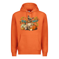 Carrot Hello Autumn With Chihuahua Dog Premium Hoodie - LillyAllenDesigns