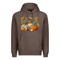 Coffee Hello Autumn With Chihuahua Dog Premium Hoodie - LillyAllenDesigns
