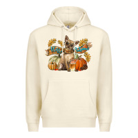 Sandshell Hello Autumn With Chihuahua Dog Premium Hoodie - LillyAllenDesigns