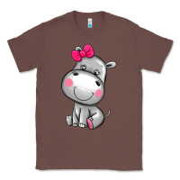 Chestnut cute hippopotamus Classic Tee - AdoDesignShop