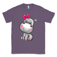 Lavender cute hippopotamus Classic Tee - AdoDesignShop